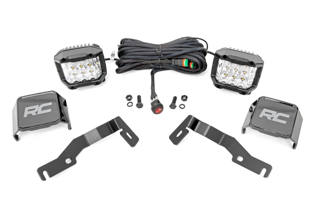 Toyota Tacoma LED Light Kit - Ditch Mount - Rough Country - 3